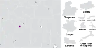 Map of the district