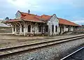 The Wadley Railroad Depot is a Mission-style depot, constructed in 1907.