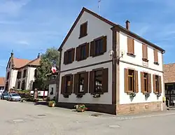 The town hall in Wahlenheim