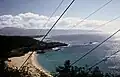 View of Waimea Bay from Pu'u o Mahuka Heiau