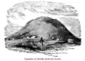 1903 sketch of mound from the south