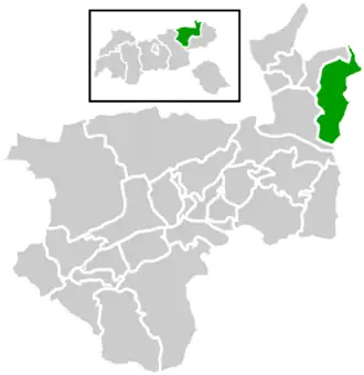 Location within Kufstein district