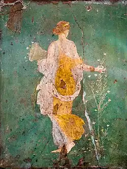 Image 11The so-called Primavera of Stabiae, perhaps the goddess Flora (from Culture of ancient Rome)