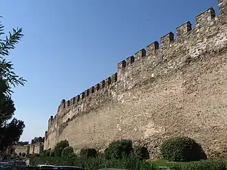 Image 33Part of the Byzantine Walls of Thessaloniki (from History of Greece)