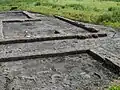 Foundations of fishermen's houses