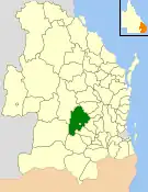 Location within Queensland