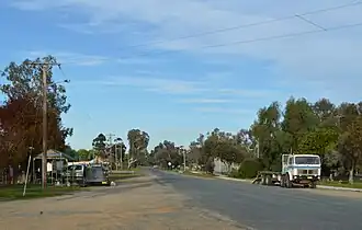 Lang Street, the main street of Wanganella