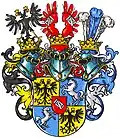 Coat of arms of the Counts of Haxthausen in the Armorial of the Westphalian Nobility.