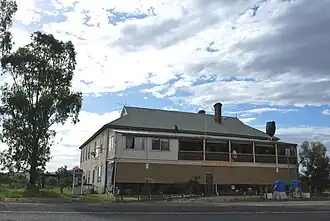 The "Gully" Hotel, now closed at Warialda Rail