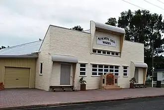 Warra Memorial Hall