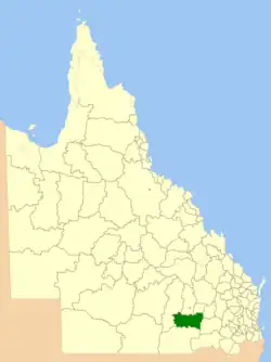 Location within Queensland