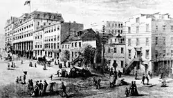 Image 16Newspaper Row on Pennsylvania Avenue in 1874 (from History of Washington, D.C.)