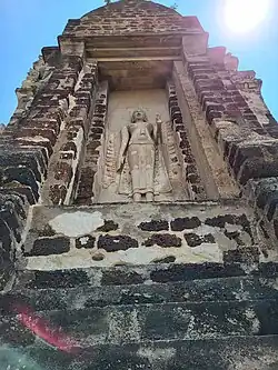 Buddha on the prang of Wat Ratchaburana