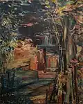 Waterfall without location, 1912, Oil, 101x81 cm
