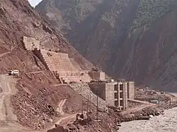 Water intake of Rogun Dam