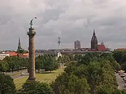 Victoria holding German flag in 2014, the year Germany won the World Cup for the fourth time