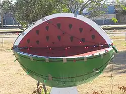 Not unlike Hope, Arkansas, Dilley has been famous for its summer watermelons.