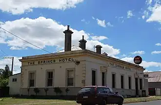 The Springs Hotel at Waubra.