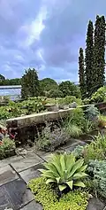 View from the terrace of the Alpine House