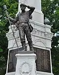 Detail of an artilleryman