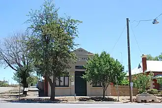 The historic Shire of Korong Hall, at Wedderburn