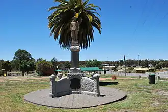 War memorial at Albert Jacka Park