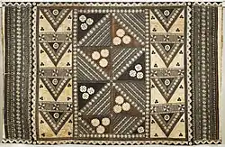 image of patterned barkcloth textile