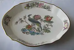 Modern Wedgwood Kutani Crane pattern, in bone china