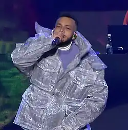 Wegz performing at Riyadh Season in 2022