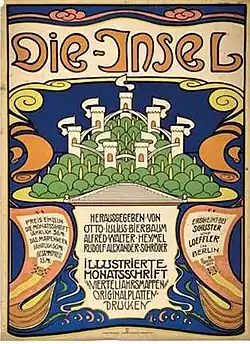 Poster for Die Insel theater, Karlsruhe