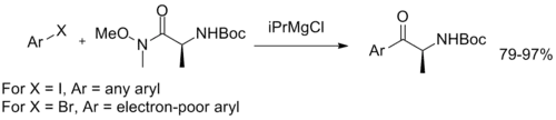 One-pot arylation reaction