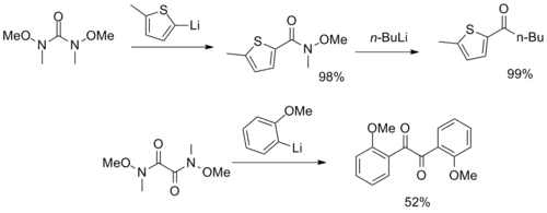 Synthons based on Weinreb–Nahm-amides