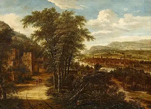 Landscape with a River and Cities