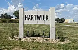 Welcome sign