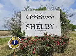 Welcome sign