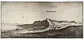 A 17th-century engraving of Muiderberg by Wenceslas Hollar