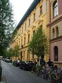 One of the Palotanegyed's two Wenckheim Palaces (György Dániel, 1889), Reviczky utca 4. Built for Baron Béla Wenckheim. From 1934 it was owned by Countess Széchenyi, wife of Count Antal Széchenyi.