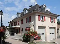 The town hall in Wentzwiller