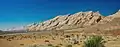 San Rafael Swell, looking westward, with US Interstate 70 passing through