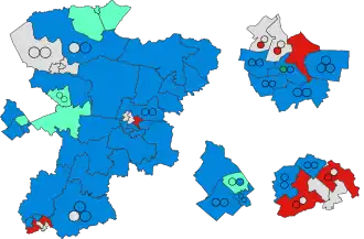2019 results map