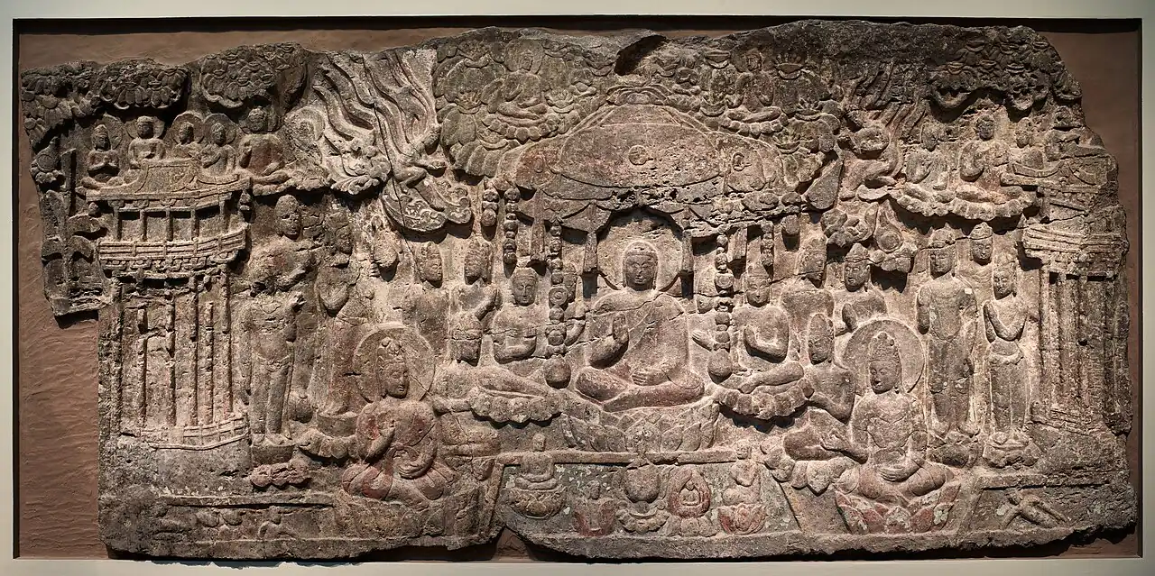 Sukhavati. Northern Qi dynasty, 550-577, China.