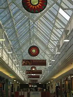 The interior of Westfield Whitford City in 2006, where the former Target discount-department store is at the end