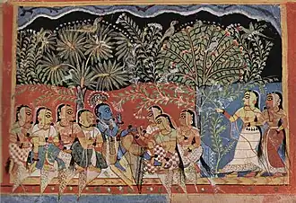 Gita Govinda manuscript c. 1500, Prince of Wales Museum, Bombay, India