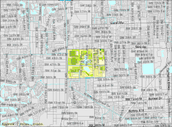 U.S. Census Bureau map showing CDP boundaries