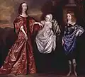 Two English sisters and their brother (right), c. 1656