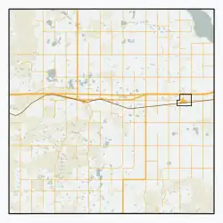 Rural Municipality of Wheatlands No. 163 is located in Wheatlands No. 163