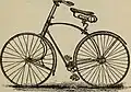 Safety bicycle with a spring fork