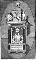 Engraving by Francis Eginton from a drawing by Robert Bell Wheler published in Wheler's History and Antiquities of Stratford-upon-Avon in 1806