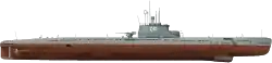 Entering production in 1950, the Soviet Project 613 patrol submarines were heavily influenced by the Type XXI. The deck gun and anti-aircraft autocannon turret were absent on later versions. Although heavily streamlined, like the Type XXI its design made concessions to surfaced operation such as the sharp knife-like bow and stern.