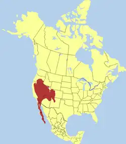 Map of range
